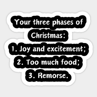 Funny facts about Christmas Sticker